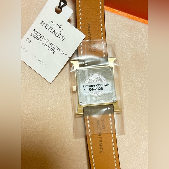 Hermes HEURE H WATCH 25 MM Etoupe Gold - Picture 3 of 5